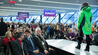 Photo number 3 from the photo gallery Prime Minister Justin Trudeau attends the Northern Lights trade show in Ottawa