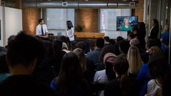 Photo number 4 from the photo gallery Prime Minister Justin Trudeau takes part in the Huffington Post global town hall moderated by Althia Raj