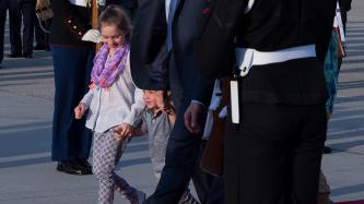 Photo number 3 from the photo gallery Prime Minister Justin Trudeau and Sophie arrive in Washington with Xavier, Ella-Grace and Hadrien