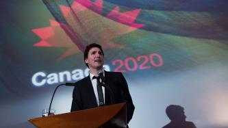Photo number 1 from the photo gallery Prime Minister Justin Trudeau delivers remarks at the Canada 2020 reception in Washington