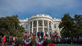 Photo number 1 from the photo gallery Prime Minister Justin Trudeau attends the Official Welcoming Ceremony at the White House