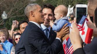 Photo number 13 from the photo gallery Prime Minister Justin Trudeau attends the Official Welcoming Ceremony at the White House