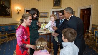 Photo number 23 from the photo gallery Prime Minister Justin Trudeau attends the Official Welcoming Ceremony at the White House
