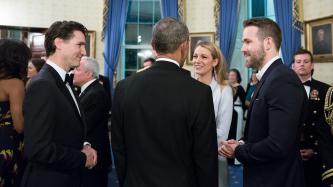 Photo numéro 7 de la galerie de photos Le premier ministre Trudeau et Mme Grégoire Trudeau prennent part à un souper officiel à la Maison-Blanche