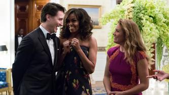 Photo numéro 9 de la galerie de photos Le premier ministre Trudeau et Mme Grégoire Trudeau prennent part à un souper officiel à la Maison-Blanche