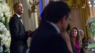 Photo numéro 13 de la galerie de photos Le premier ministre Trudeau et Mme Grégoire Trudeau prennent part à un souper officiel à la Maison-Blanche