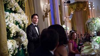 Photo numéro 14 de la galerie de photos Le premier ministre Trudeau et Mme Grégoire Trudeau prennent part à un souper officiel à la Maison-Blanche