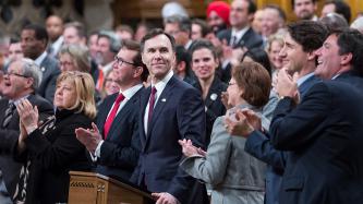 Photo number 3 from the photo gallery Prime Minister Justin Trudeau attends the Budget Speech delivered by the Minister of Finance in the House of Commons