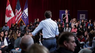 Photo number 5 from the photo gallery Prime Minister Justin Trudeau speaks with students at New York University