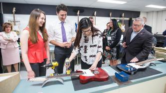 Photo number 4 from the photo gallery Prime Minister Justin Trudeau visits Oskayak High School in Saskatoon, Saskatchewan