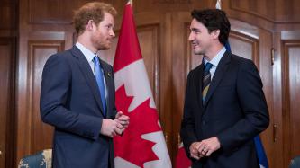 Photo number 3 from the photo gallery Prime Minister Justin Trudeau and His Royal Highness, Prince Harry of Wales, launch the 2017 Invictus Games in Toronto