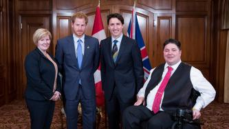 Photo number 4 from the photo gallery Prime Minister Justin Trudeau and His Royal Highness, Prince Harry of Wales, launch the 2017 Invictus Games in Toronto