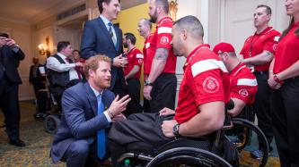 Photo number 8 from the photo gallery Prime Minister Justin Trudeau and His Royal Highness, Prince Harry of Wales, launch the 2017 Invictus Games in Toronto