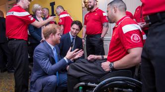 Photo number 9 from the photo gallery Prime Minister Justin Trudeau and His Royal Highness, Prince Harry of Wales, launch the 2017 Invictus Games in Toronto