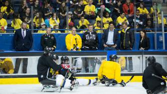 Photo number 4 from the photo gallery Prime Minister Justin Trudeau and His Royal Highness, Prince Harry of Wales, attend a sledge hockey game in Toronto