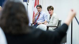 Photo number 4 from the photo gallery Prime Minister Justin Trudeau addresses stakeholders prior to a Global Fund announcement in Ottawa