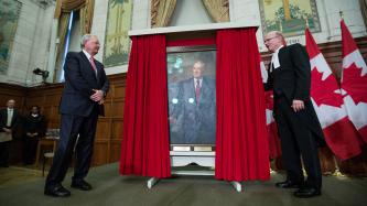 Photo number 1 from the photo gallery Prime Minister Justin Trudeau attends the Official Portrait Unveiling Ceremony for the Right Honourable Paul Martin