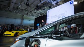 Photo number 1 from the photo gallery Prime Minister Justin Trudeau tours the GM Technology Showcase in Oshawa