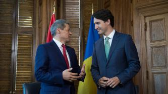 Photo number 1 from the photo gallery Prime Minister Justin Trudeau meets with Romanian Prime Minister Dacian Cioloș in Ottawa