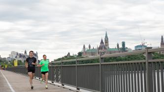 Trudeau Running Prime Minister Justin Trudeau and President Enrique Peña Nieto go for a ...