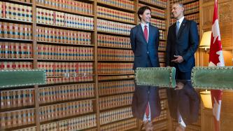 Photo number 1 from the photo gallery Prime Minister Justin Trudeau and President Barack Obama deliver addresses to Parliament of Canada