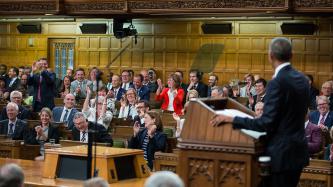 Photo number 12 from the photo gallery Prime Minister Justin Trudeau and President Barack Obama deliver addresses to Parliament of Canada