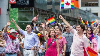 Photo number 3 from the photo gallery Prime Minister Justin Trudeau participates in the Toronto Pride Parade