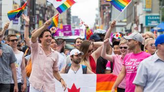Photo number 6 from the photo gallery Prime Minister Justin Trudeau participates in the Toronto Pride Parade