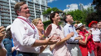 Photo number 14 from the photo gallery Prime Minister Justin Trudeau participates in the Toronto Pride Parade