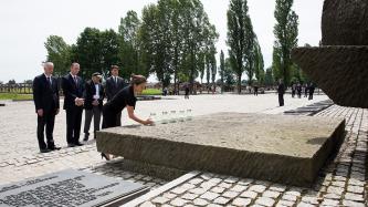 Prime Minister Justin Trudeau visits the Auschwitz-Birkenau State Museum in Oświęcim, Poland