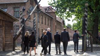 Prime Minister Justin Trudeau visits the Auschwitz-Birkenau State Museum in Oświęcim, Poland