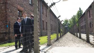 Prime Minister Justin Trudeau visits the Auschwitz-Birkenau State Museum in Oświęcim, Poland