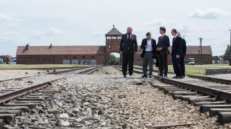 Prime Minister Justin Trudeau visits the Auschwitz-Birkenau State Museum in Oświęcim, Poland