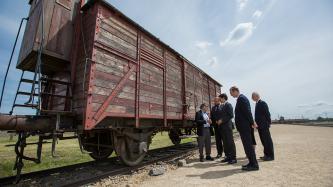 Prime Minister Justin Trudeau visits the Auschwitz-Birkenau State Museum in Oświęcim, Poland