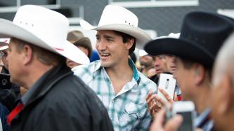 Photo number 3 from the photo gallery Prime Minister Justin Trudeau attends the Genesis Centre Stampede Breakfast in Calgary, Alberta