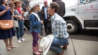 Photo number 4 from the photo gallery Prime Minister Justin Trudeau attends the Genesis Centre Stampede Breakfast in Calgary, Alberta