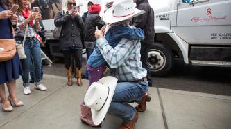 Photo number 5 from the photo gallery Prime Minister Justin Trudeau attends the Genesis Centre Stampede Breakfast in Calgary, Alberta