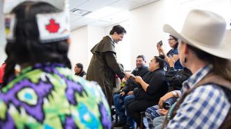 Photo number 6 from the photo gallery Prime Minister Justin Trudeau attends the 2016 Calgary Stampede