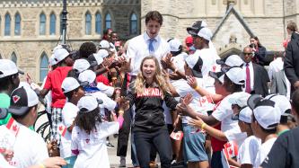 Photo number 5 from the photo gallery Prime Minister Justin Trudeau announces Rosie MacLennan as Canada's flag bearer at the 2016 Olympic Games in Rio de Janeiro
