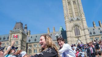Photo number 6 from the photo gallery Prime Minister Justin Trudeau announces Rosie MacLennan as Canada's flag bearer at the 2016 Olympic Games in Rio de Janeiro