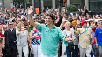 Photo number 9 from the photo gallery Prime Minister Justin Trudeau participates in the Montréal Pride Parade