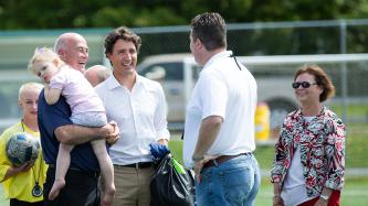 Photo number 2 from the photo gallery Prime Minister Justin Trudeau and MP Ken McDonald attend the Canada Summer Games in Conception Bay