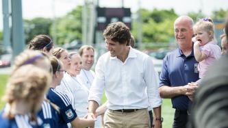 Photo number 8 from the photo gallery Prime Minister Justin Trudeau and MP Ken McDonald attend the Canada Summer Games in Conception Bay