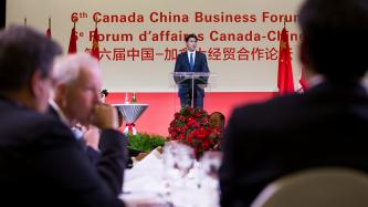 Photo numéro 1 de la galerie de photos Le premier ministre Justin Trudeau participe au 6e Forum d’Affaires et Déjeuner Chine-Canada avec le premier ministre Li Keqiang à Montréal