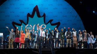 Photo number 2 from the photo gallery Prime Minister Justin Trudeau attends the opening ceremony for the One Young World Summit in Ottawa