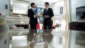 Photo number 2 from the photo gallery Prime Minister Justin Trudeau meets with the Prime Minister of France, Manuel Valls, in Ottawa