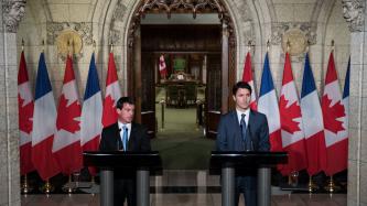 Photo number 6 from the photo gallery Prime Minister Justin Trudeau meets with the Prime Minister of France, Manuel Valls, in Ottawa