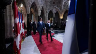 Photo number 9 from the photo gallery Prime Minister Justin Trudeau meets with the Prime Minister of France, Manuel Valls, in Ottawa