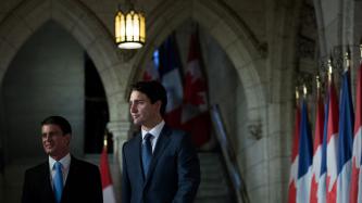 Photo number 14 from the photo gallery Prime Minister Justin Trudeau meets with the Prime Minister of France, Manuel Valls, in Ottawa