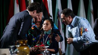 Photo number 11 from the photo gallery Prime Minister Justin Trudeau and Gord Downie attend the Special Chiefs Assembly of the Assembly of First Nations in Gatineau, Quebec